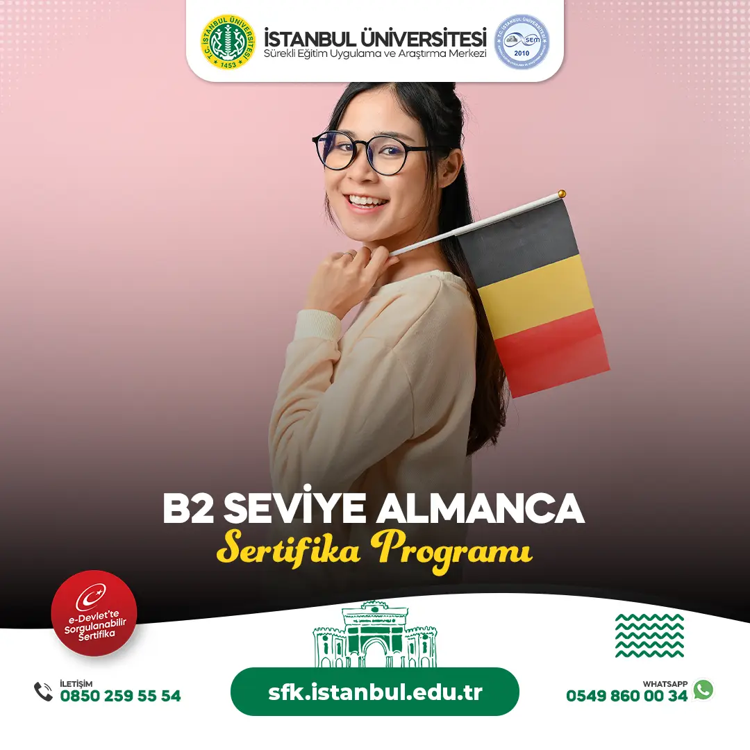 B2 Seviye Almanca Eğitimi